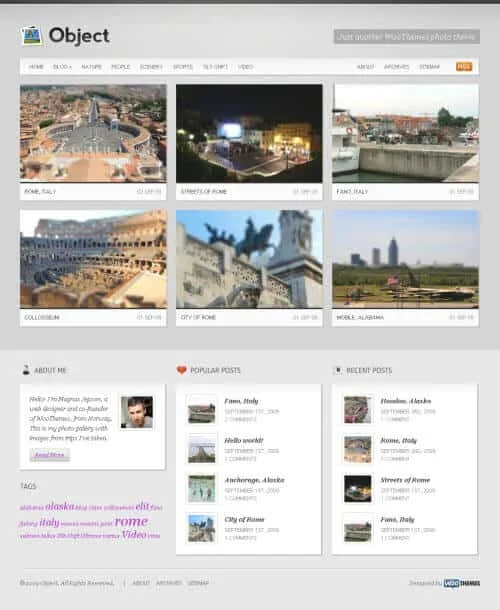 WooThemes Object Premium Theme