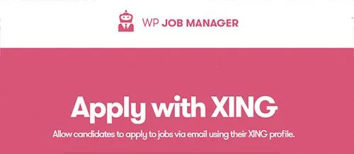 WP Job Manager Apply With Xing Addon