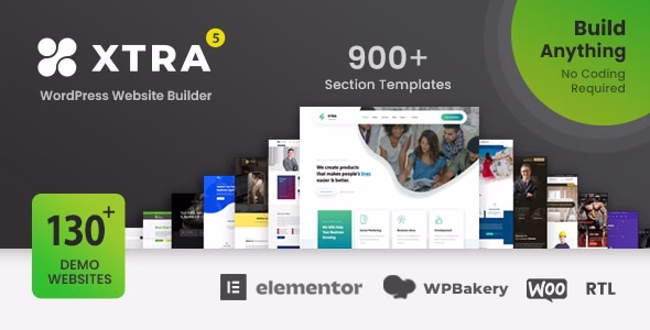 Xtra Multipurpose Creative Website Builder